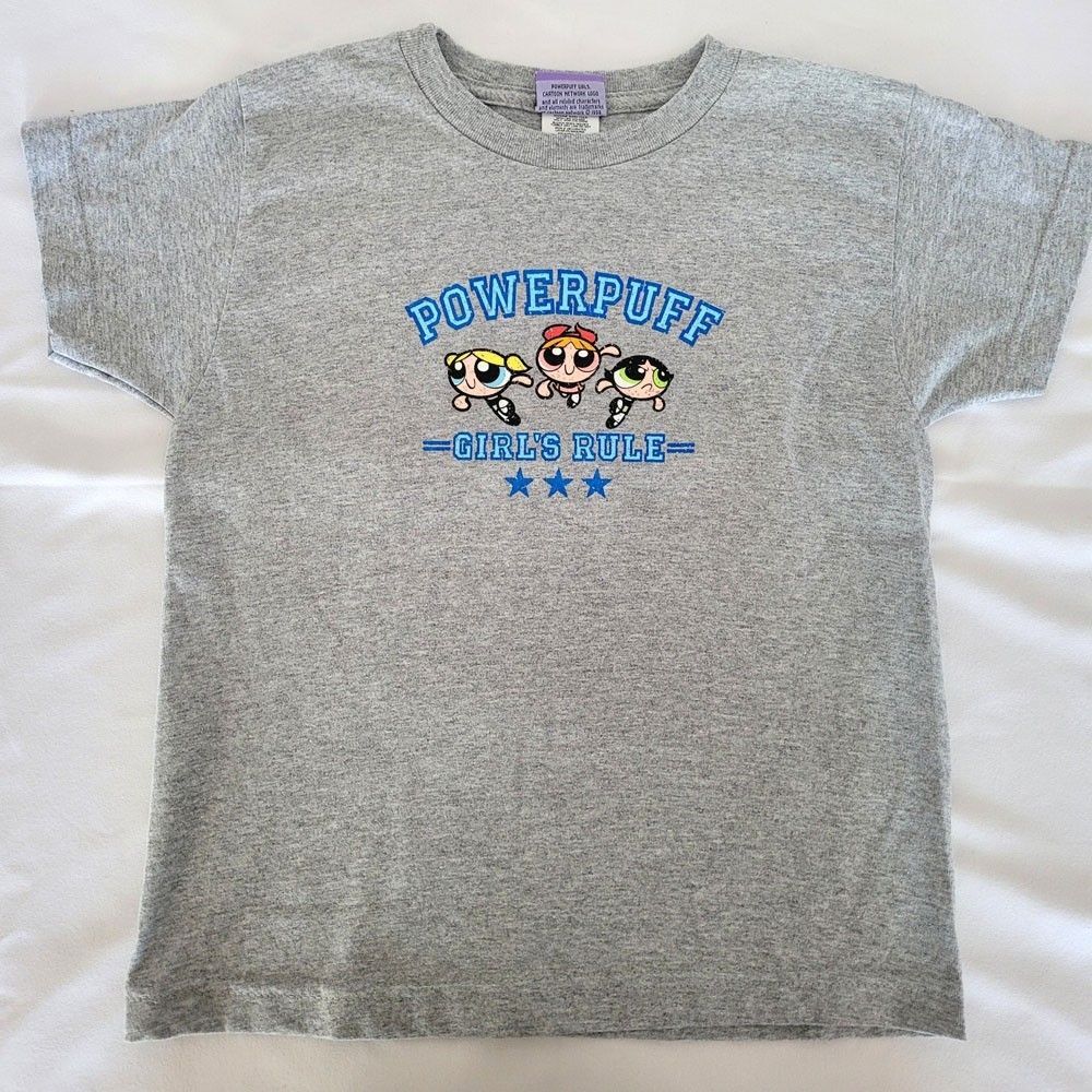 Vintage 1999 Powerpuff Girls Graphic Tee Youth Medium